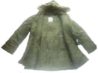 NEW USAF Black N3B FLIGHT JACKET N 3B Coat Flying PARKA  