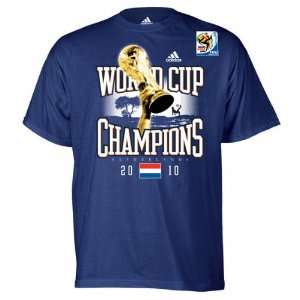   2010 World Cup Champions Trophy in Hand T Shirt
