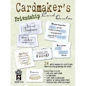   The Press   Cardmakers Friendship Card Quotes: Arts, Crafts & Sewing