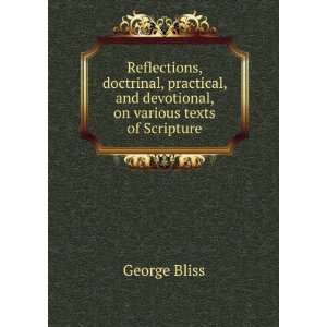   , and devotional, on various texts of Scripture: George Bliss: Books