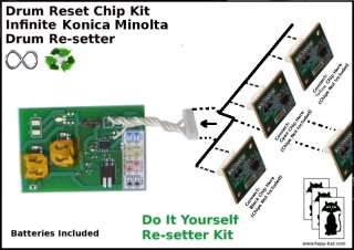   MINOLTA BIZHUB Infinite Resetter Reset C451 C550 C650 IU610 CMYK