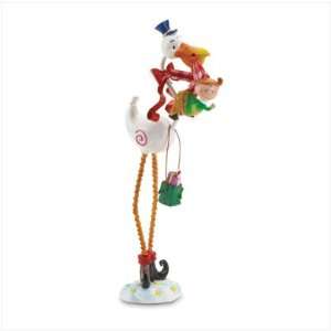  Stork W/baby Figurine: Home & Kitchen