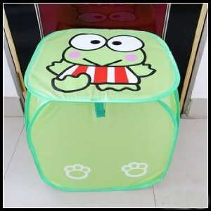   Frog Foldable cartoon Storage laundry barrels with Lid