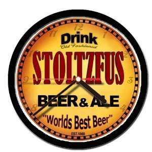  STOLTZFUS beer and ale cerveza wall clock: Everything Else