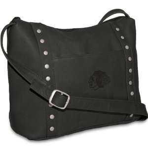 Pangea Buffalo Chicago Blackhawks Premium Leather Mini Zip 