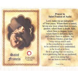   St. Lucy relic card (Patron saint for eye problems): Everything Else