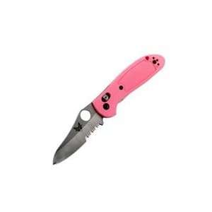  Benchmade Mini Griptilian w/Hole Opener Pardue ComboEdge 