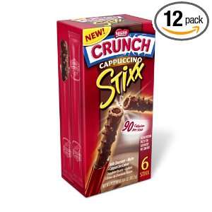 Nestles Crunch Stixx Cappuccino Take Home, 3.64 Ounce Boxes (Pack of 
