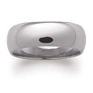 MBM Company 162780012 Sterling Silver 7mm Unisex Ring   Size 15: MBM 