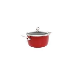    Chantal Copper Fusion 7 Qt. Stew Pot   Red: Kitchen & Dining