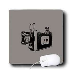   super 8 video camera on grey background   Mouse Pads: Electronics