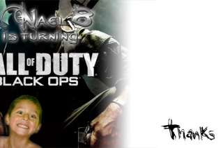 Call Of Duty BIRTHDAY PARTY INVITATION (callofduty03)