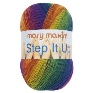  Mary Maxim Step It Up Sock Yarn Arts, Crafts & Sewing