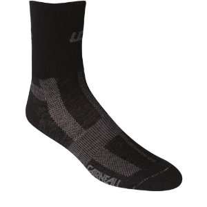  Louis Garneau Long Cuff Merino Socks SM Black: Sports 