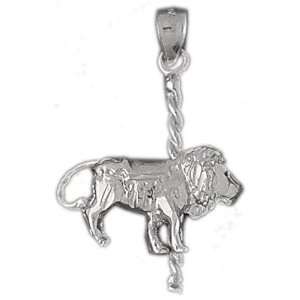   14K White Gold Charm Carousels 2.7   Gram(s) CleverSilver Jewelry