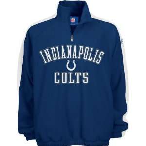   Colts Blue/White Stelter 1/4 Zip Fleece Jacket