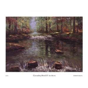  Cascading Brook II   Poster by Van Martin (8x6)