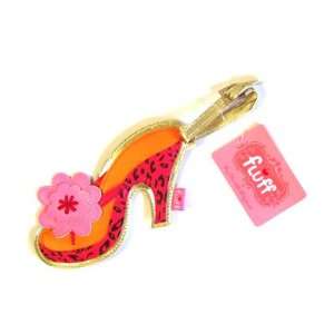 High Heels Luggage Tag   Pink Leopard by Fluff 