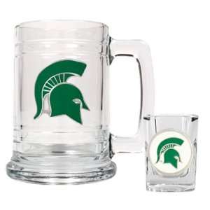  Michigan State University Beer Mug & Shot Glass Set 