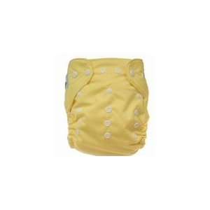  Tiny Tush Elite One size Cloth Diaper Snap Yellow 