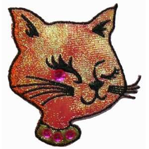  Cat Kitty Face Head Iron On Patch: Everything Else
