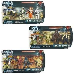  Star Wars Battle Packs 2012 Wave 1 Set Toys & Games