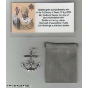   Pewter Cross Blessed by Pope Benedict XVI at Vatican: Everything Else