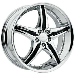 Cattivo 730 20x8.5 Chrome Wheel / Rim 5x115 with a 35mm Offset and a 