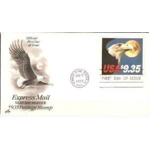   Stamps: $9.35 Express Mail Stamp. First Day Cover: Everything Else