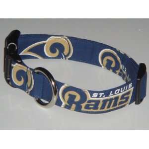 NFL St. Louis Rams Football Dog Collar Style 1 Large 1 