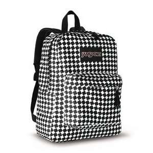   Classic Backpack   Black White Punky Houndstooth: Electronics