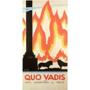 Quo Vadis Movie Poster (27 x 40 Inches   69cm x 102cm) (1925)  