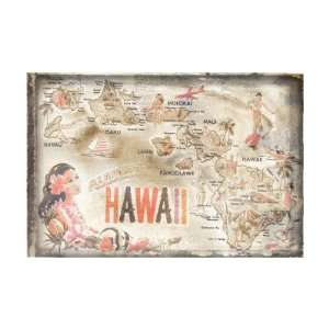  Aloha Hawaii Giclee Poster Print, 25x18
