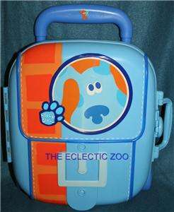   Rolling Case Suitcase w/ Wheels Carry On Hard Plastic Blues Clues