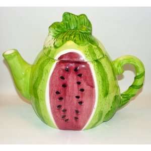  Watermelon Ceramic Teapot (Watermelon Collection) Kitchen 