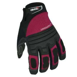  Cestus Brickhandler® Heavy Duty Work Glove, Red, Large 