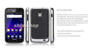 Samsung Galaxy S2 Skyrocket AT&T I727 SGP Neo Hybrid Silver Case Cover 