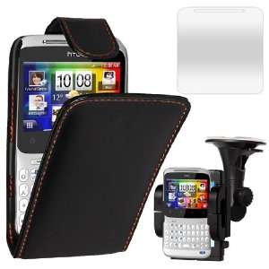  Brand New Accessory Pack For The HTC ChaCha Leather Flip 