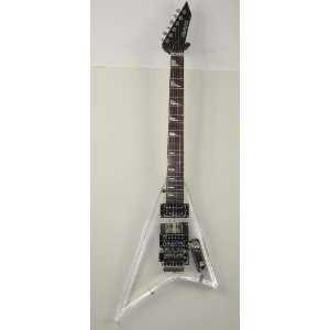  Clear acrylic rhoads electric guitar: Musical Instruments