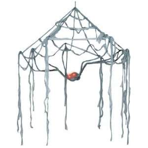  Spider Canopy Web Eyes Light 54 inch Halloween Prop: Home 