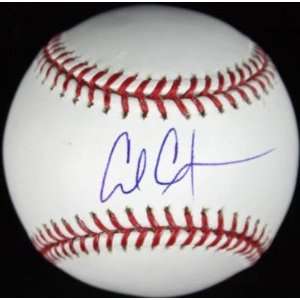 Rays Carl Crawford Signed Authentic Oml Baseball Psa  