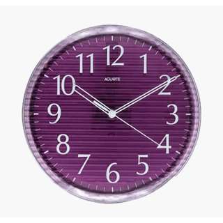  Chaney Instrument 45112 12 Translucent Purple Clock: Home 