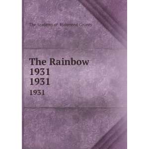   The Rainbow 1931. 1931: The Academy of Richmond County: Books