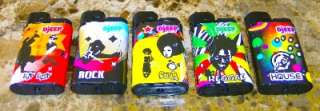 DJEEP PARIS COLLECTION RETRO FUNKY SOUL 5 PACK LIGHTERS  