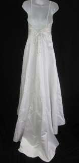 MAGGIE SOTTERO COUTURE White Lace Up Wedding Gown Sz M  