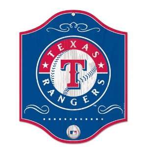 MLB Texas Rangers Sign   Wood Logo Style: Sports 