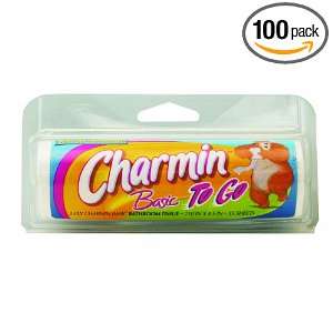  Charmin To Go 55 Sheet Toilet Tissue Roll, (Pack of 100 