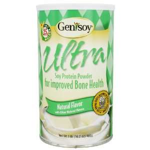  Genisoy Natural Ultra Xt Soy Protein Shake Powder 16.2 Oz 