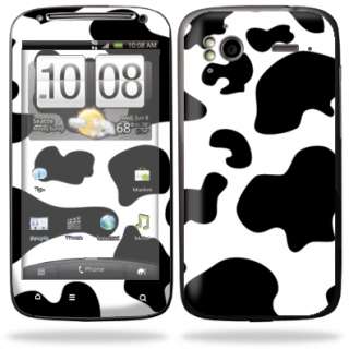 Vinyl Skin Decal Cover for HTC Sensation 4G Cell Phone Cow Print 