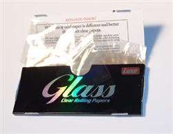 GLASS 1.25 Clear Cellulose Transparent ROLLING PAPERS  
